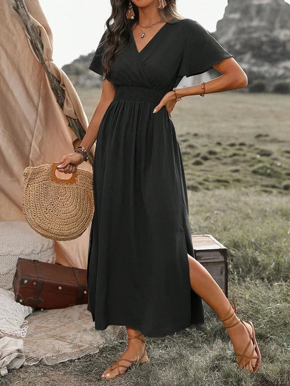 Odette™ | Vestido Maxi Elegante con Abertura