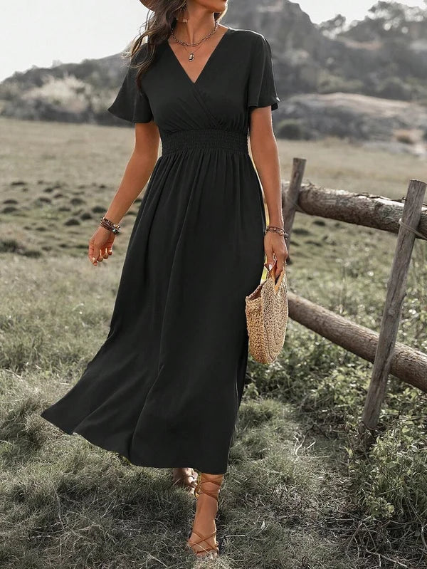 Odette™ | Vestido Maxi Elegante con Abertura