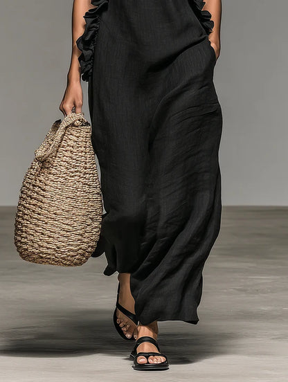 Lua™ | Vestido Maxi con Bolsillos