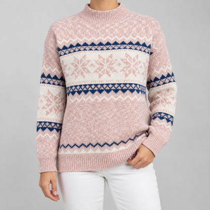 ASTRID | El jersey de copos de nieve que te abriga todo el invierno