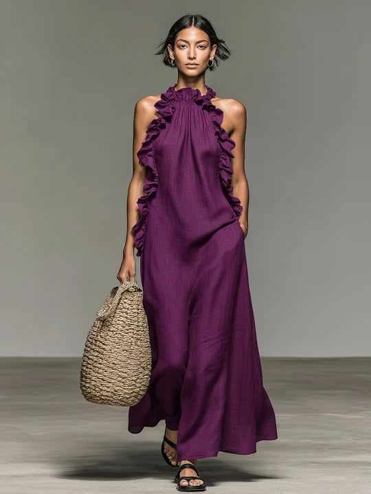 Lua™ | Vestido Maxi con Bolsillos