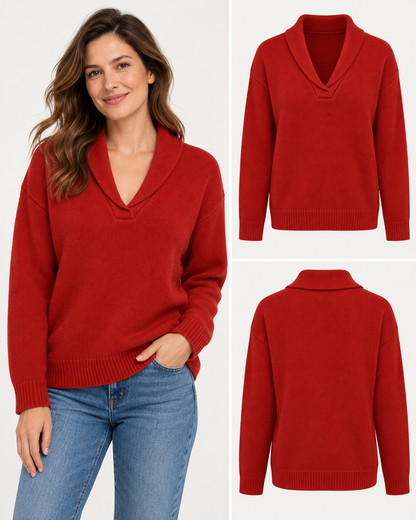 ENCARNA | Jersey de Punto con Cuello Chal