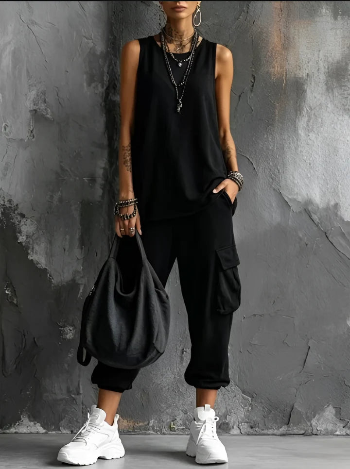 Valentina | Conjunto Casual Fluido con Bolsillos